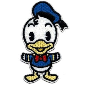 2X3.5" Cutie DONALD DUCK Iron On / Sew On Patch